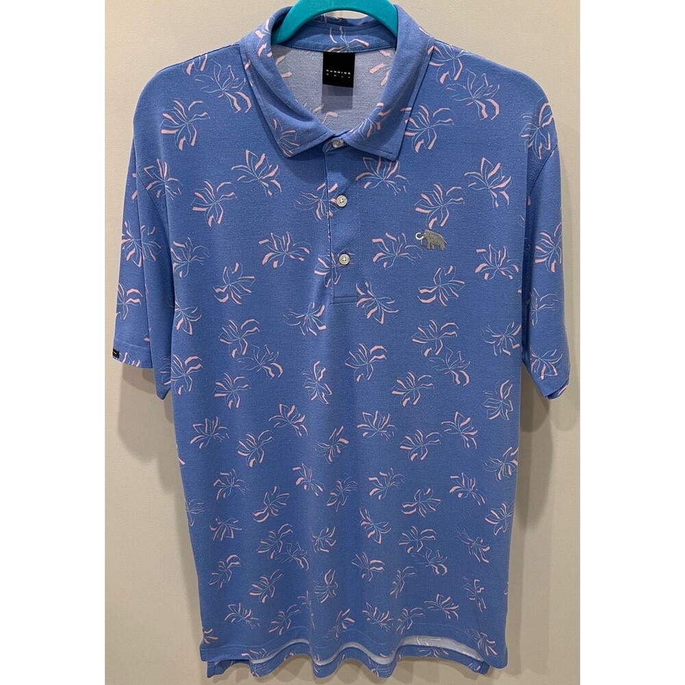 Mammoth Dunes Sand Valley Golf Resort - Dunning Golf Shirt - Men's Large - Blue